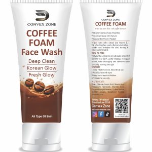 Convex Zone Coffee Foam Facewash | Deep Clean & Korean Glow