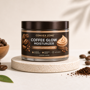 Coffee Glow Face Moisturizer – Radiance Boost & Anti-Aging Formula | Convex Zone