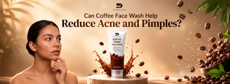Coffee face wash for acne and pimples